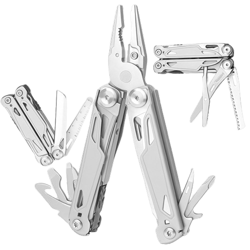 GRIT Multi Tool with Pouch for Outdoor & Camping