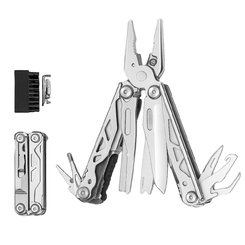 GRIT Multi Tool with Pouch for Outdoor & Camping
