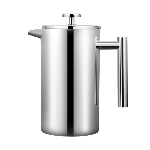 1L French Press Coffee Maker Double Wall Insulation Coffee Press