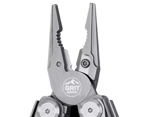 GRIT Multi Tool with Pouch for Outdoor & Camping