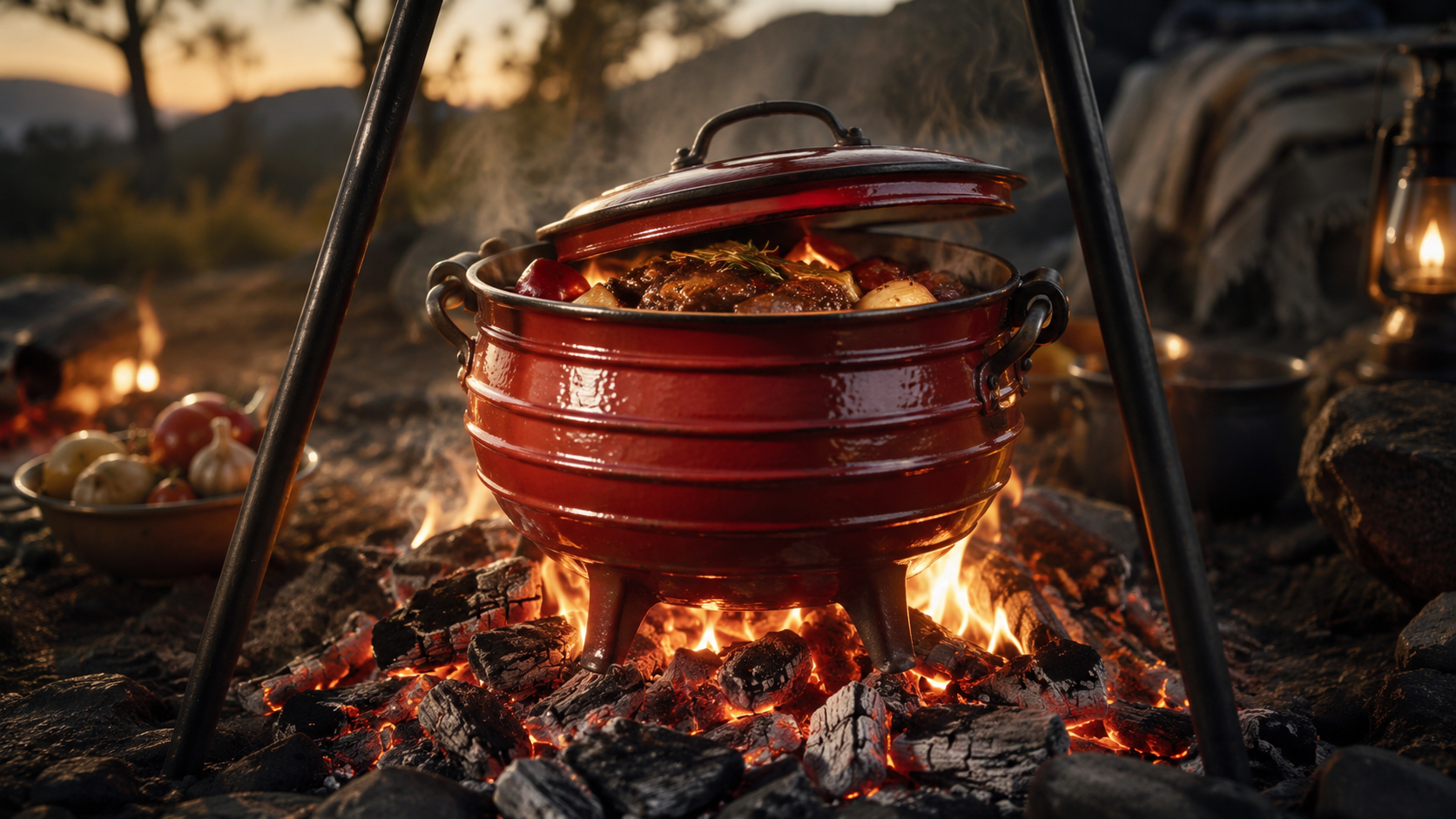 Red 3 Leg Potjie
